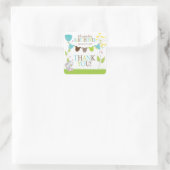 Schattigee waslijnen Baby Boy Baby shower Sticker (Tas)