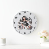 Schattigee  wasvrouw grote klok (Huis)