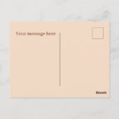 Schattigee watermeloen kangoeroe bericht toevoegen briefkaart (Achterkant)