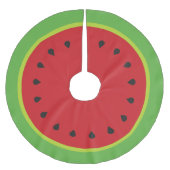 Schattigee Watermeloen Kerstboomrok Kerstboom Rok (Voorkant)