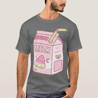 Schattigee Watermeloen Melk ton Box T-shirt