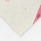 Schattigee watermeloen: naadloos waterverf patroon fleece deken (Hoek)