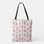 Schattigee watermeloen: naadloos waterverf patroon tote bag (Achterkant)