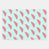 Schattigee Watermeloen Paraplu Patroon Matching Inpakpapier Vel (Voorkant)