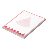 Schattigee Watermeloen Tekening Custom Notitieblok (Linkerzijde)