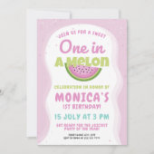 Schattigee Watermeloen Thema Verjaardag Kaart (Voorkant)