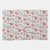 Schattigee Watermeloen Waterverf Handgeschilderd Theedoek (Horizontaal)