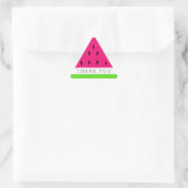 Schattigee Watermelon Slice Dank u Sticker (Tas)