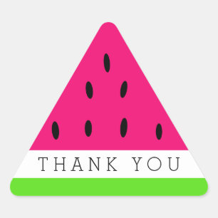 Schattigee Watermelon Slice Dank u Sticker