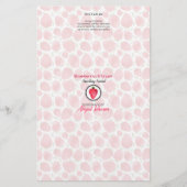 Schattigee Waterverf Aardbeien 🍓 Zeeppapier 🧼 (Voorkant)