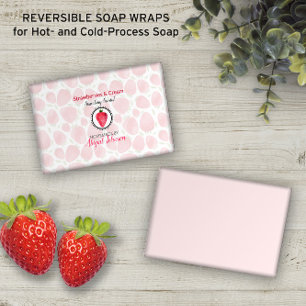 Schattigee Waterverf Aardbeien 🍓 Zeeppapier 🧼