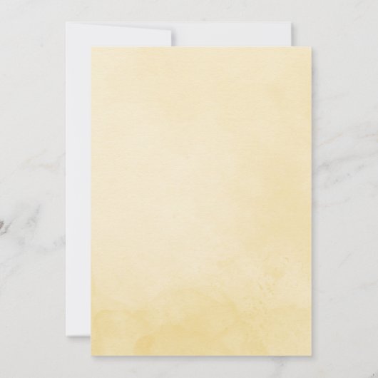 Schattigee Waterverf Auto Baby Boy Drive-By Baby s Kaart (Achterkant)