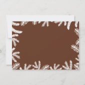 Schattigee Waterverf Baby Beer Baby shower Bedankkaart (Achterkant)