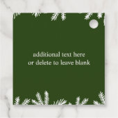 Schattigee Waterverf Baby Beer Partij Bedankjes Labels (Achterkant)