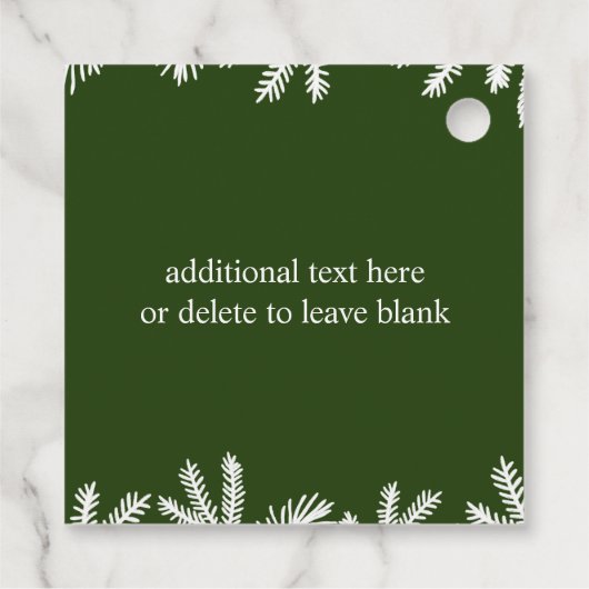 Schattigee Waterverf Baby Beer Partij Bedankjes Labels (Achterkant)