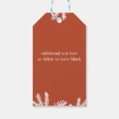 Schattigee Waterverf Baby Beer Party Gift Label Cadeaulabel (Achterkant)