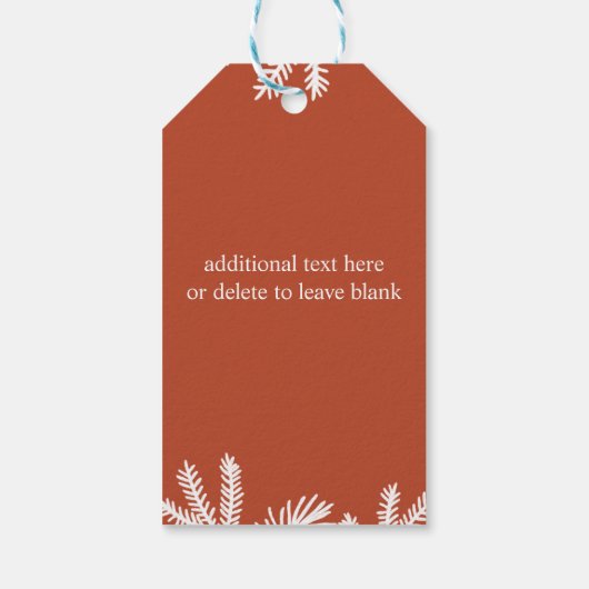 Schattigee Waterverf Baby Beer Party Gift Label Cadeaulabel (Achterkant)