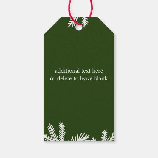 Schattigee Waterverf Baby Beer Party Gift Label Cadeaulabel (Achterkant)