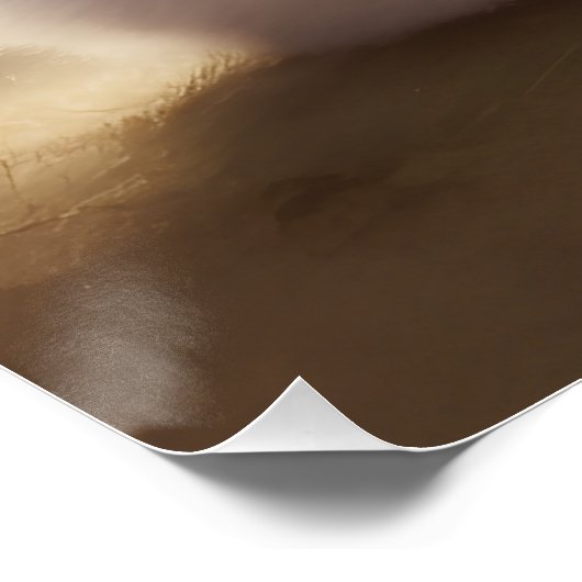 Schattigee Waterverf Baby Bunny Kinder Kamer Naam Perfect Poster (Hoek)