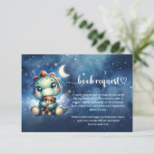 Schattigee waterverf baby Dino en beer Boekaanvraa Informatiekaartje (Staand voorkant)