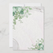 Schattigee Waterverf Baby Dinosaurus 1e Verjaardag Kaart (Achterkant)