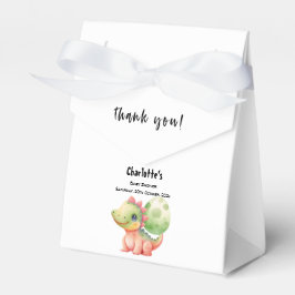 Schattigee Waterverf Baby Dinosaurus Baby shower Bedankdoosjes