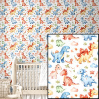 Schattigee Waterverf Baby Dinosaurussen