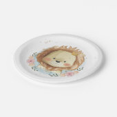 Schattigee Waterverf Baby Lion Paper bord (Gekanteld)