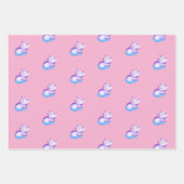 Schattigee Waterverf Baby nijlpaard Inpakpapier Vel (Voorkant)