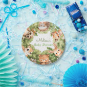 Schattigee Waterverf Baby shower Papier Bord (Feest)
