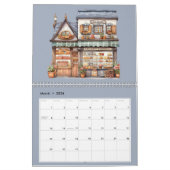 Schattigee Waterverf Bakkerij Shop Pastry Shop Maa Kalender (Mar 2026)