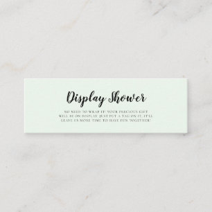 Schattigee waterverf beren Display douchekaart inv Mini Visitekaartje