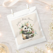 Schattigee Waterverf Beren & Flowers Baby shower Bedankzakje (Geknipt)