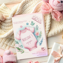 Schattigee Waterverf Bloemen Roze Baby Meisje Mosl