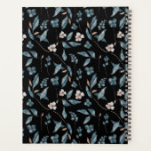 Schattigee Waterverf Blue Flowers Planner (Achterkant)