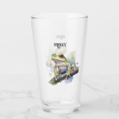 Schattigee Waterverf Boomkikker, aangepast Glas (Achterkant)