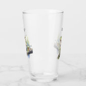 Schattigee Waterverf Boomkikker, aangepast Glas (Links)