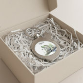 Schattigee Waterverf Boomkikker, aangepast Sleutelhanger