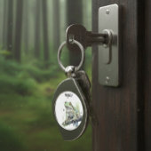 Schattigee Waterverf Boomkikker, aangepast Sleutelhanger