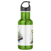 Schattigee Waterverf Boomkikker, aangepast Waterfles (Voorkant)