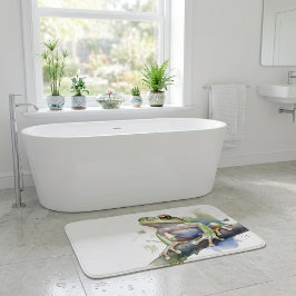 Schattigee Waterverf boomkikker Badmat