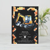 Schattigee Waterverf Bouwverjaardag Kaart (Staand voorkant)