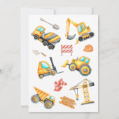 Schattigee Waterverf Bouwverjaardag Kaart (Achterkant)