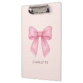 Schattigee Waterverf Bow Coquette Klembord (Links)