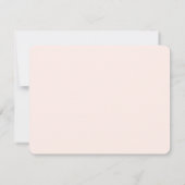 Schattigee waterverf Bunny Baby meisje Bedankkaart (Achterkant)