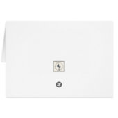 Schattigee Waterverf Bunny Dank je (Achterkant Horizontaal)