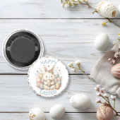 Schattigee waterverf Bunny Easter Magneet