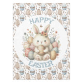 Schattigee waterverf Bunny Easter Tafelkleed (Voorkant)