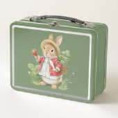 Schattigee Waterverf Bunny met aardbeien (Voorkant)