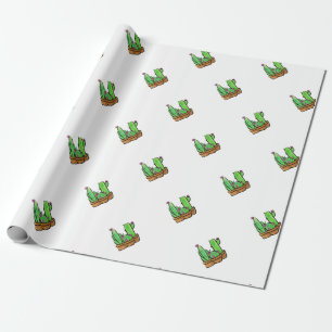 Schattigee waterverf Cactus cactussen succulenten Cadeaupapier